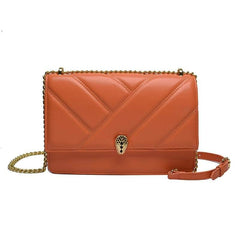 Classy Cushioned Crossbody Bag Orange