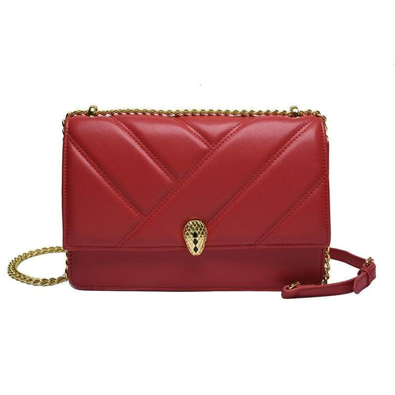 Classy Cushioned Crossbody Bag Red