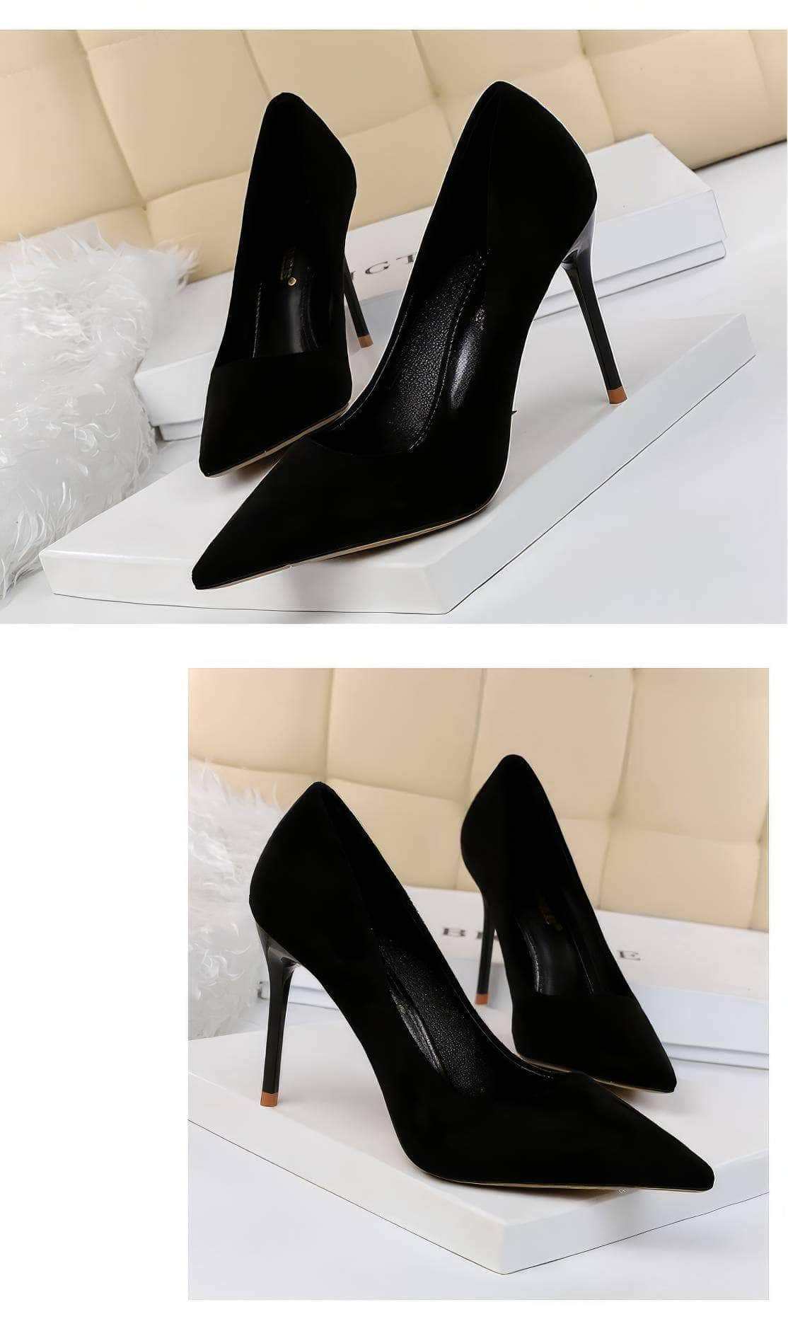 Classy High Heels Suede Pumps