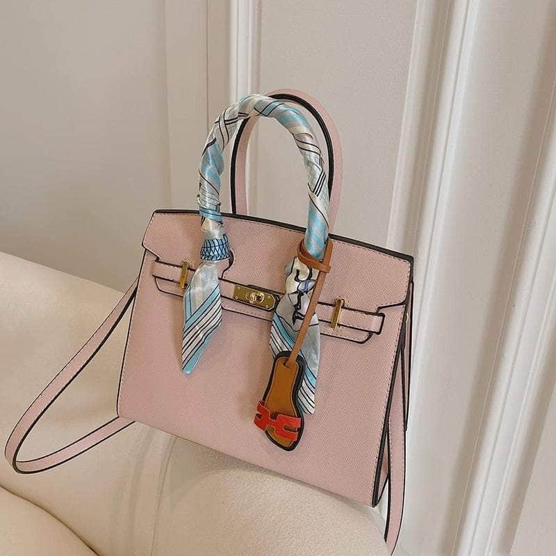 Classy Leather Sling Handbag Pink