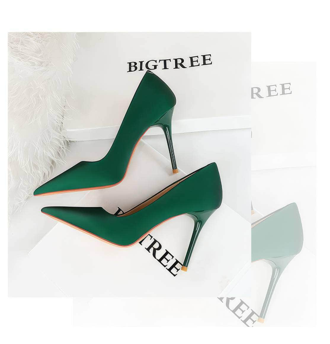 Classy Pointy Toe Banquet Stiletto Heels