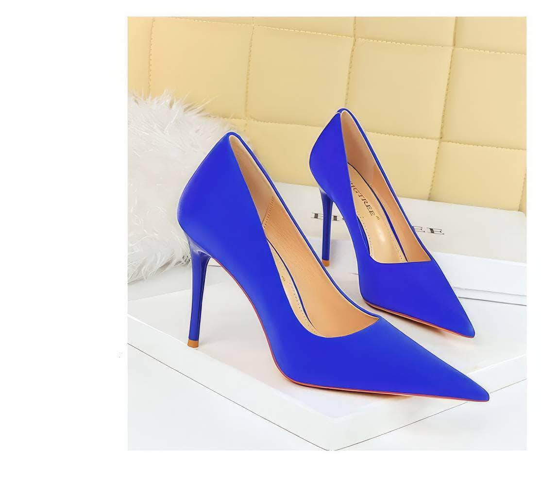 Classy Pointy Toe Banquet Stiletto Heels