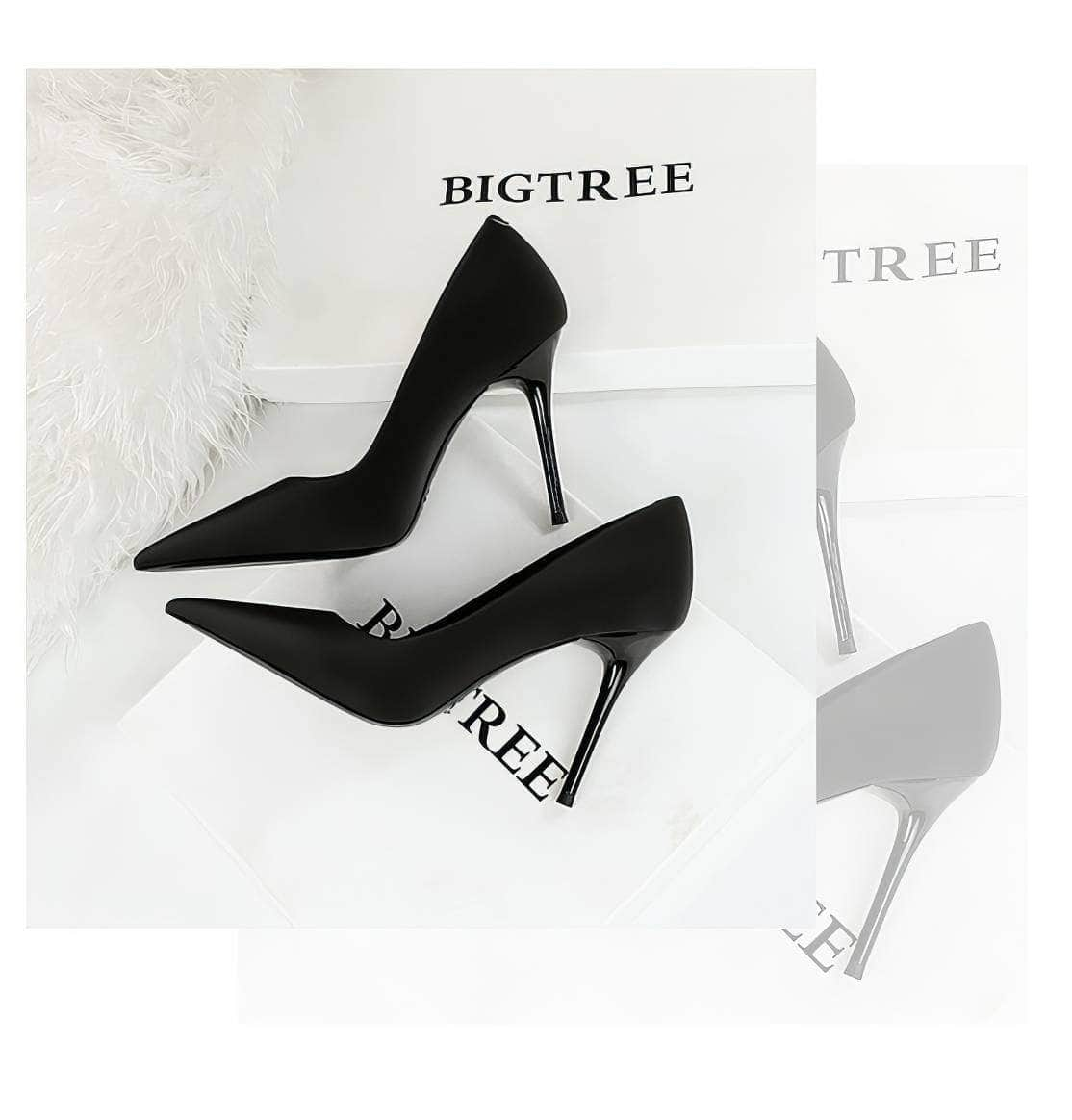 Classy Pointy Toe Banquet Stiletto Heels