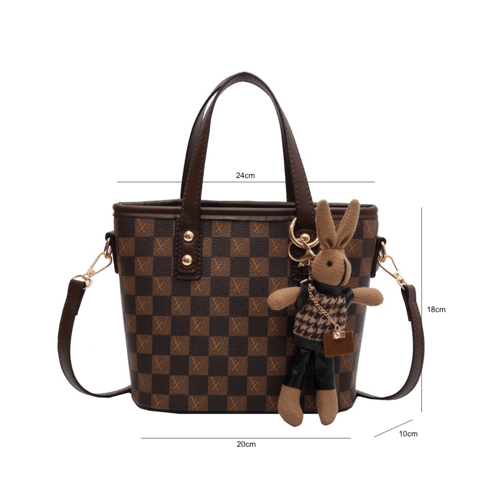 Classy Rabbit Accent Tote Handbag