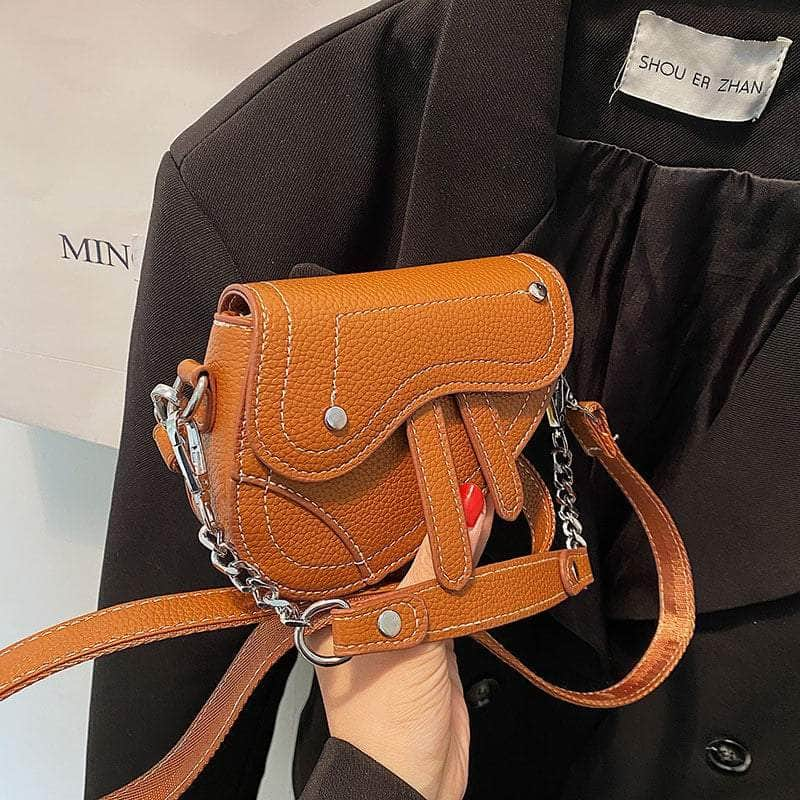 Classy Saddle Leather Bag