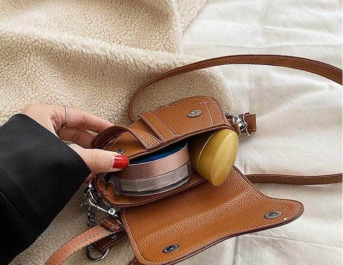 Classy Saddle Leather Bag