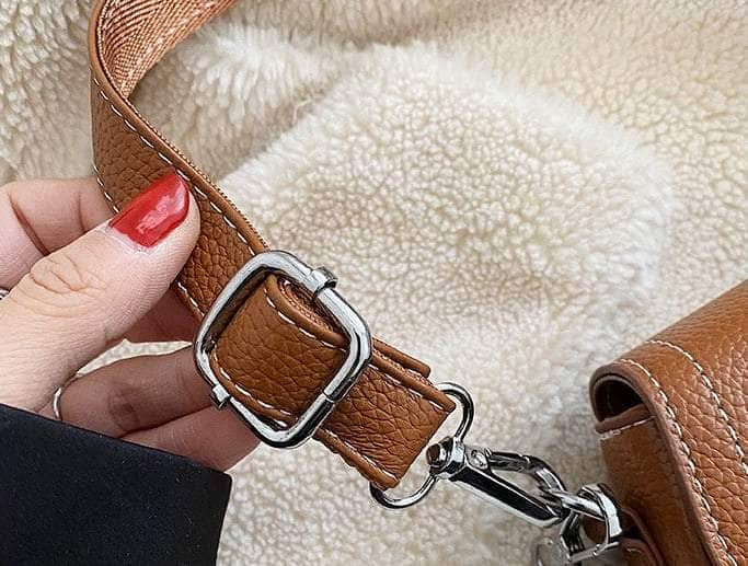 Classy Saddle Leather Bag