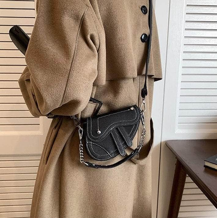 Classy Saddle Leather Bag