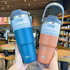 Coffee Cup Stainless Steel Thermos Bottle - Double-layer Insulation for Cold and Hot Drinks, Travel Mug, Vacuum Flask, Car Water Bottle