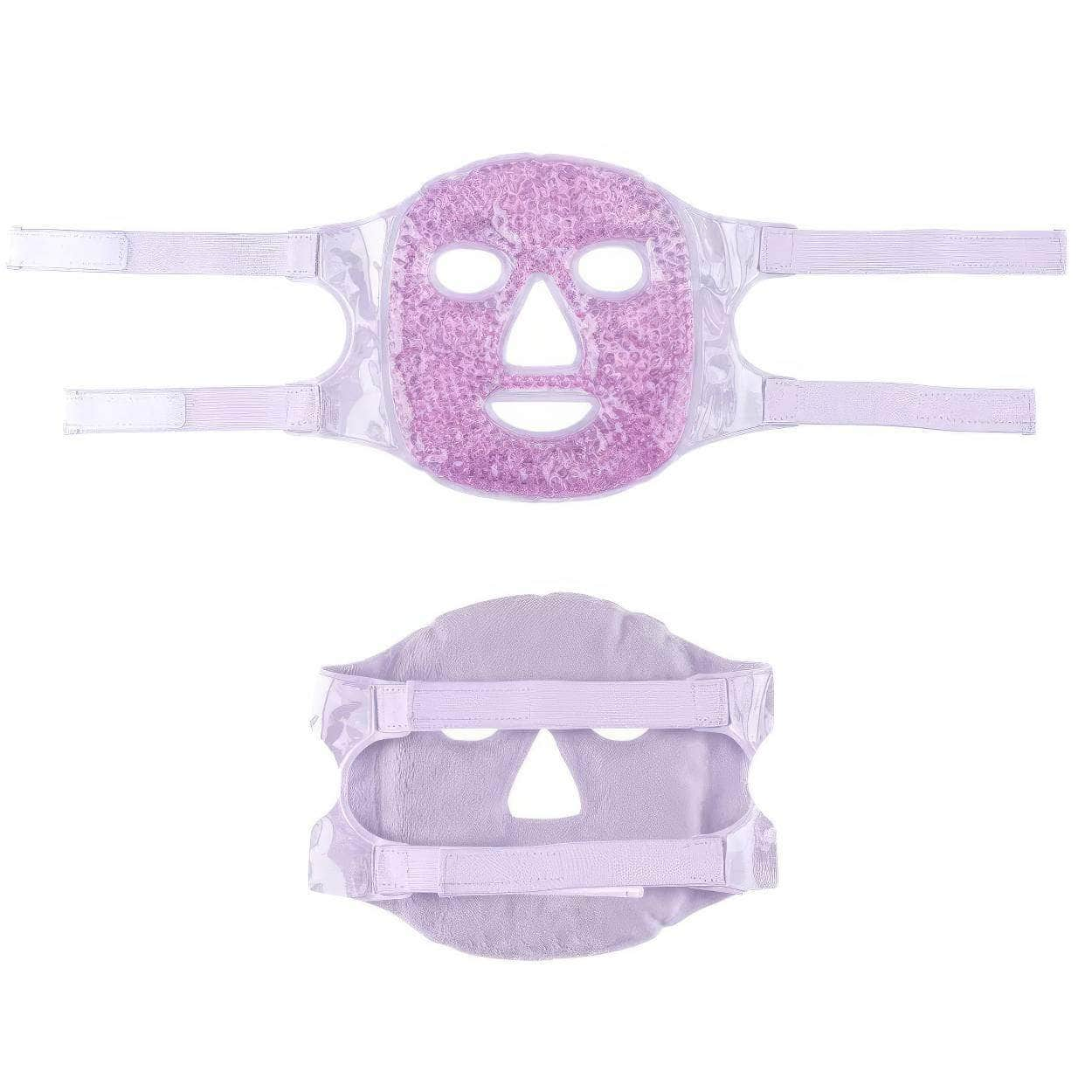 Cold and Hot Compress Beauty Mask: Reusable Hollow Eye Mask for Facial Cooling, Edema Elimination, and Fatigue Relief