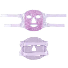 Cold and Hot Compress Beauty Mask: Reusable Hollow Eye Mask for Facial Cooling, Edema Elimination, and Fatigue Relief