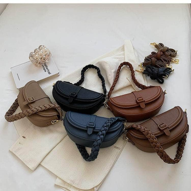 Compact Flap Underarm Saddle Bag