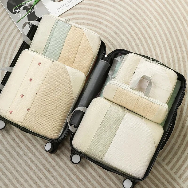 Compression Packing Cubes for Suitcases: Expandable and Lightweight Travel Organizers for Packing