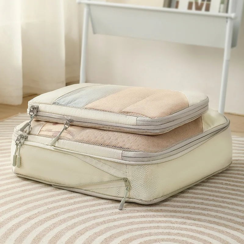 Compression Packing Cubes for Suitcases: Expandable and Lightweight Travel Organizers for Packing