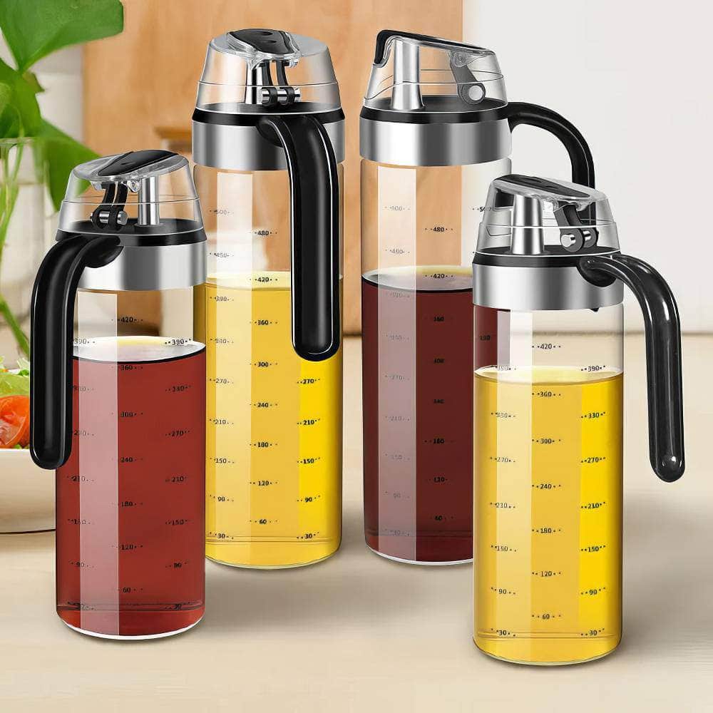 Creative Kitchen Tools: Glass Spice & Oil Dispenser Set