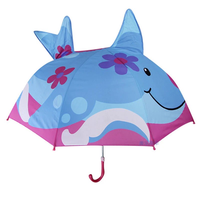 Creative Long-Handled 3D Ear Modeling Kids Umbrella 3