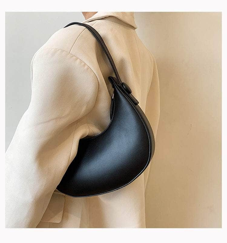 Crescent-shaped Handbag