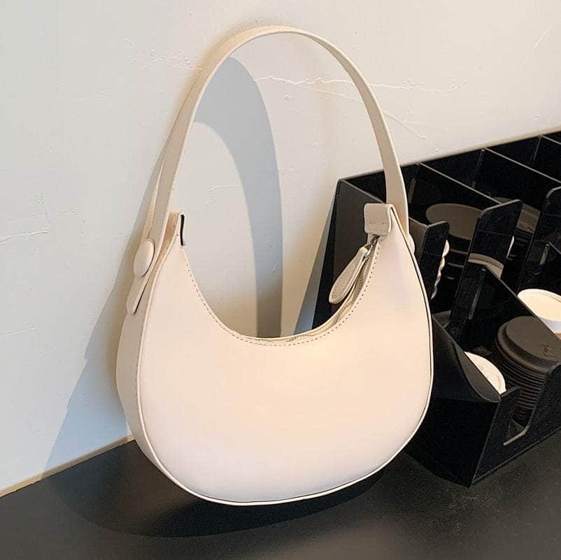 Crescent-shaped Handbag