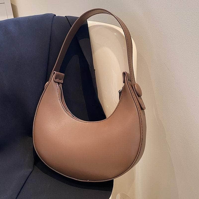 Crescent-shaped Handbag