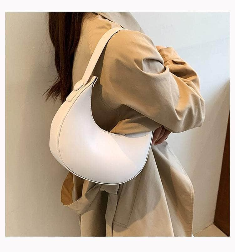 Crescent-shaped Handbag