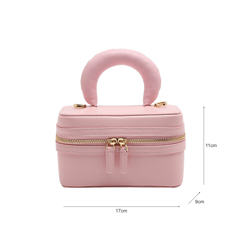 Cube Shaped Luxury Variety Vanity Handbag