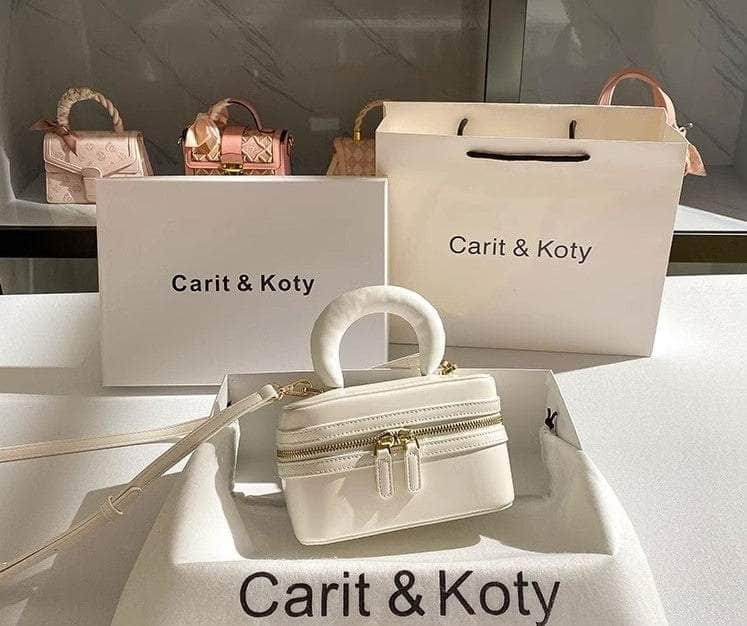 Cube Shaped Luxury Variety Vanity Handbag