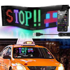 Custom Bluetooth LED Sign: Programmable Text & Animation Display