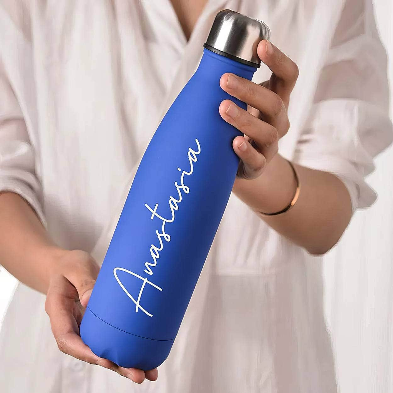 Custom Insulated Water Bottle - Personalized Sports Thermos for Hot and Cold Drinks - Ideal Wedding Gifts and Bridesmaid Tumblers