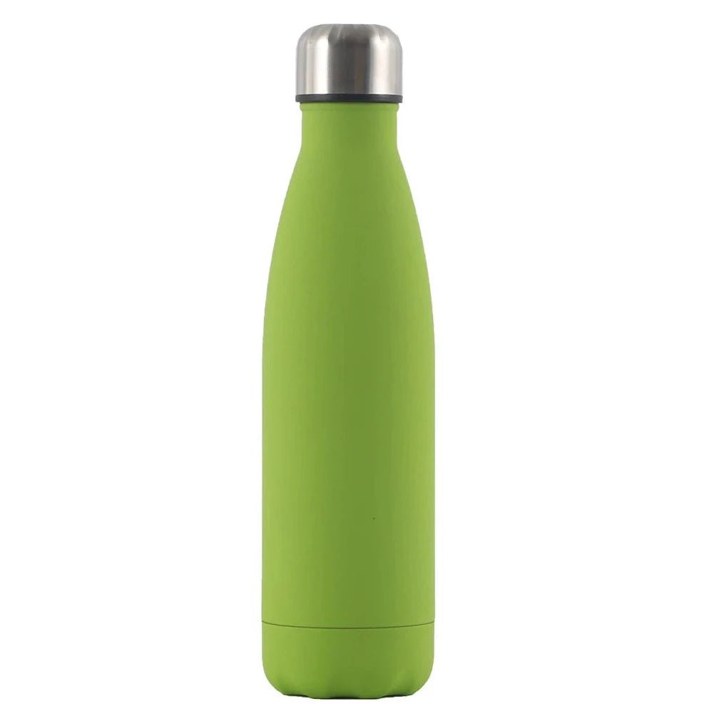 Custom Insulated Water Bottle - Personalized Sports Thermos for Hot and Cold Drinks - Ideal Wedding Gifts and Bridesmaid Tumblers green / white text