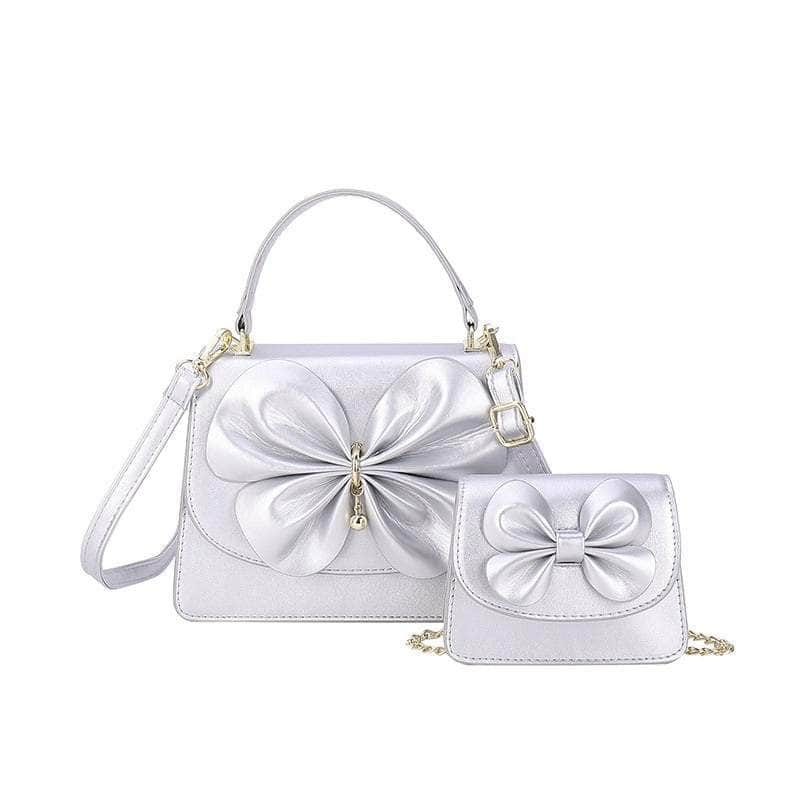 Cute Crossbody Handbag Silver