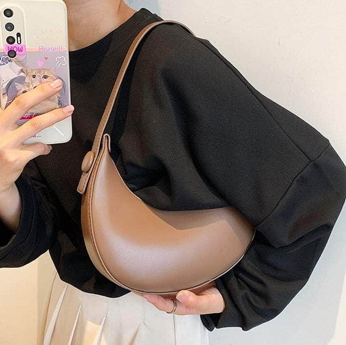 Cute Half Crescent Armpit Bag