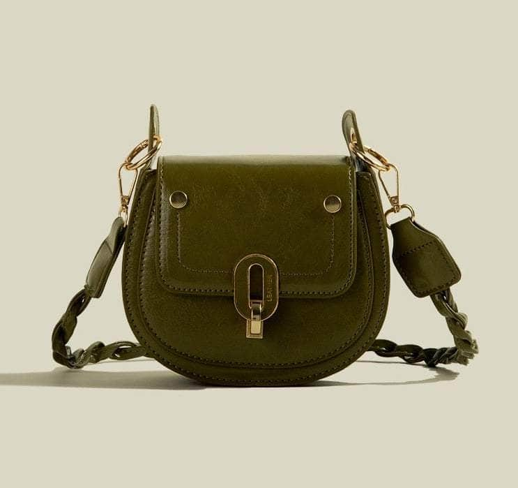 Cute Leather Satchel Crossbody Purse