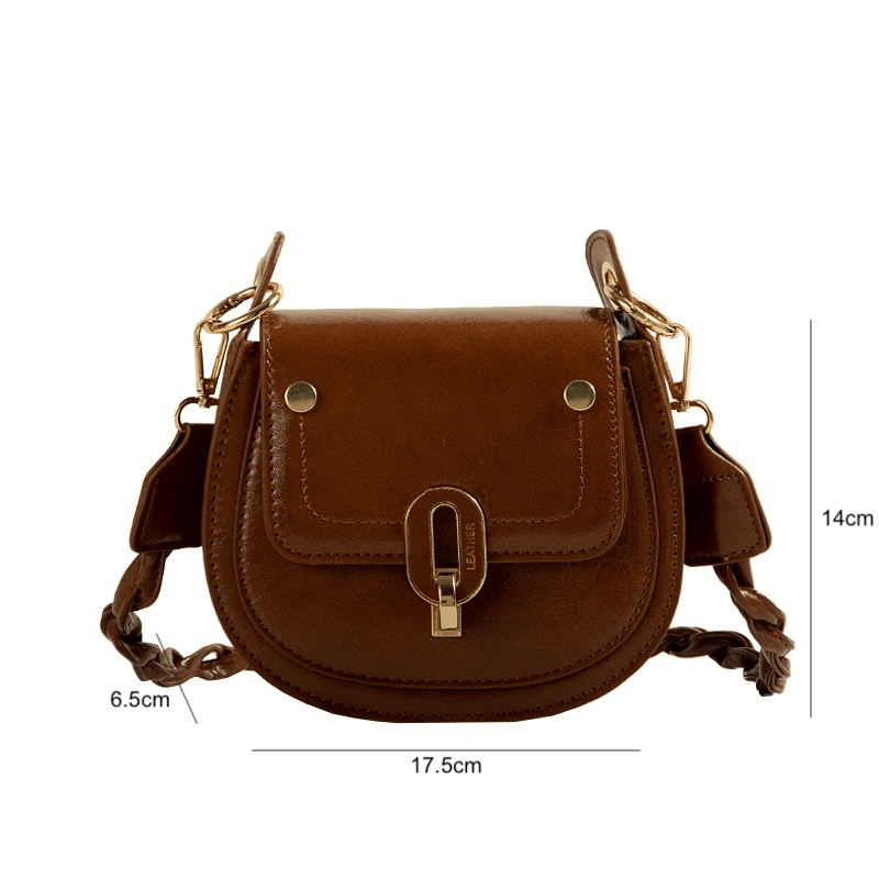 Cute Leather Satchel Crossbody Purse