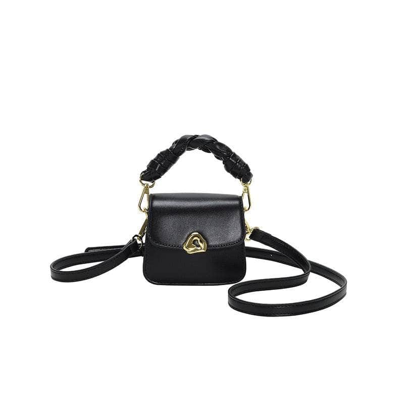 Cute Mini One-Shoulder Crossbody Bag Black