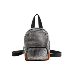 Cute Mini Shoulder Rhinestone Backpack