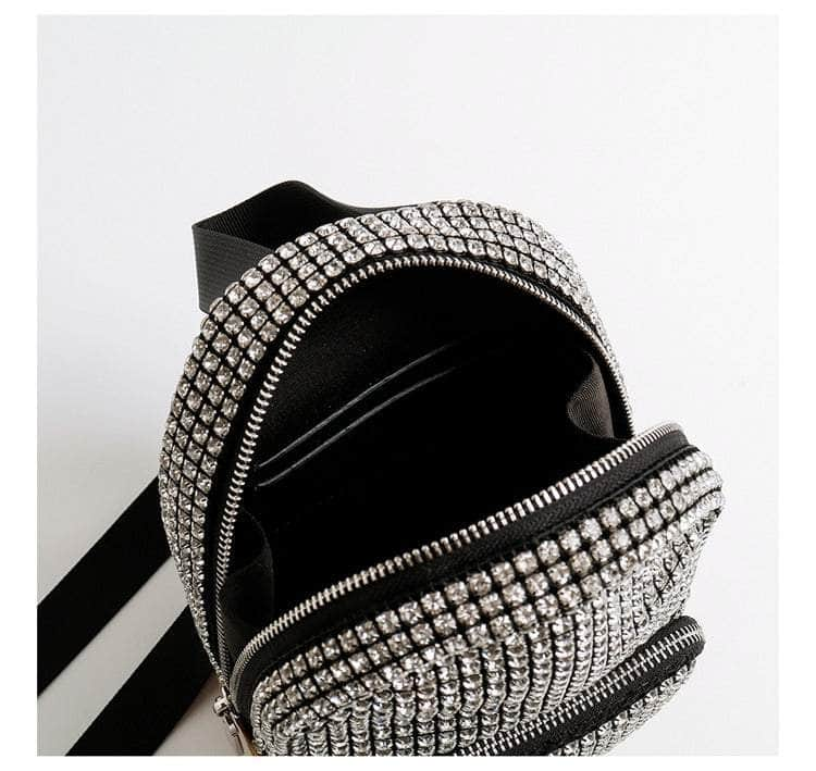 Cute Mini Shoulder Rhinestone Backpack