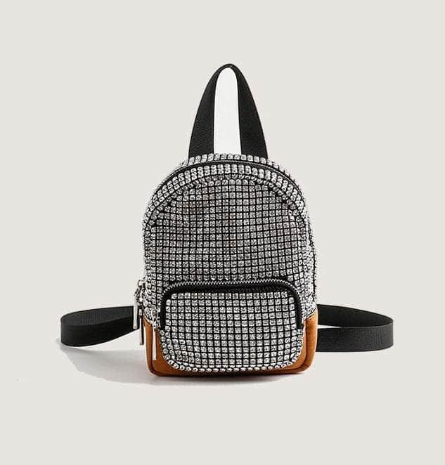 Cute Mini Shoulder Rhinestone Backpack