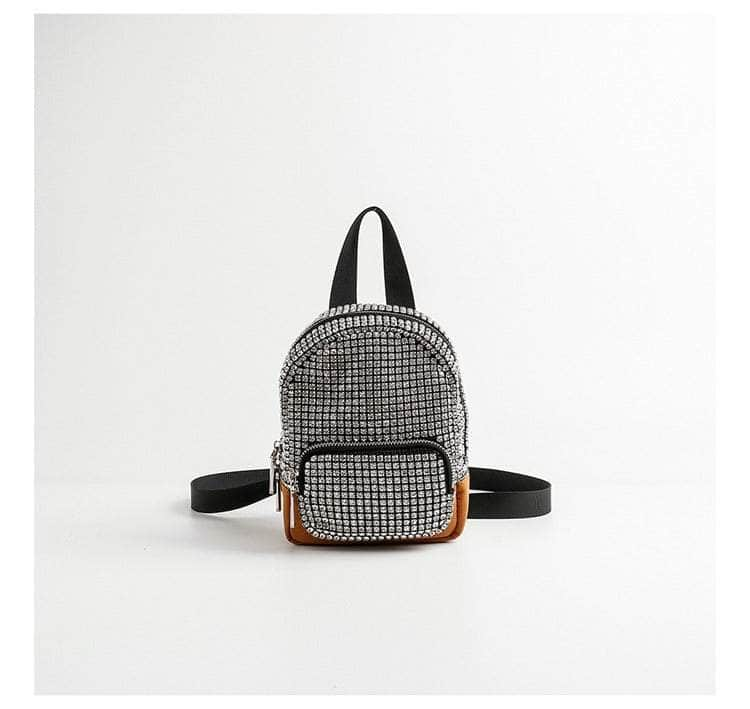 Cute Mini Shoulder Rhinestone Backpack