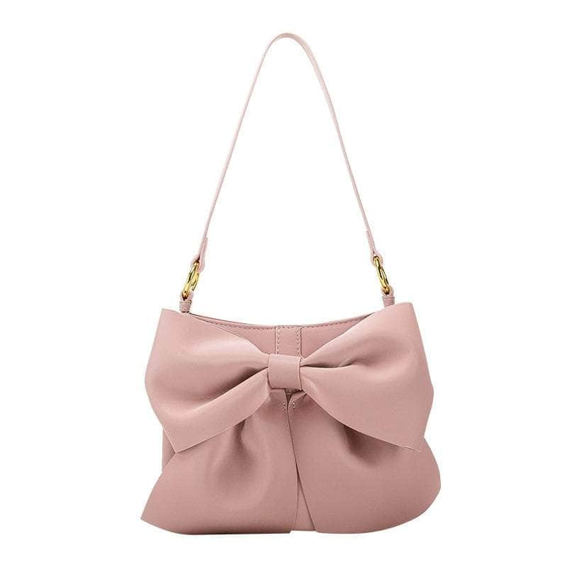 Cute Women's Bow Leather Bag