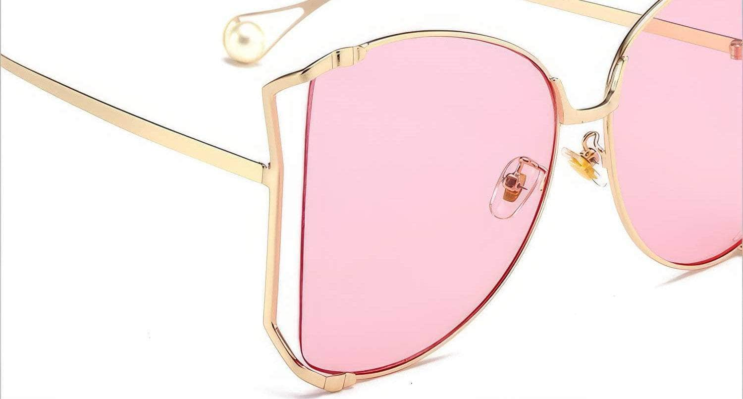 D-Shaped Oversized Sunglasses