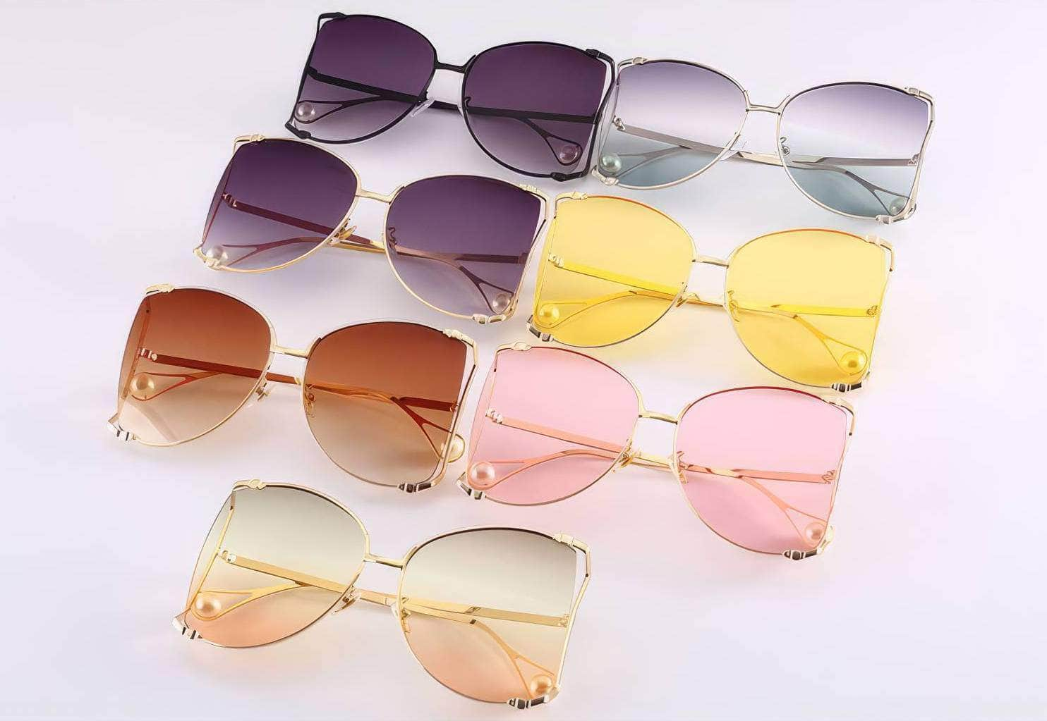 D-Shaped Oversized Sunglasses