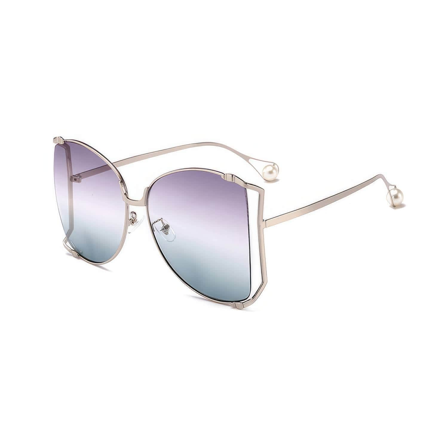 D-Shaped Oversized Sunglasses