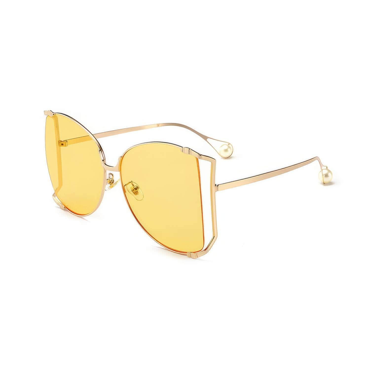 D-Shaped Oversized Sunglasses