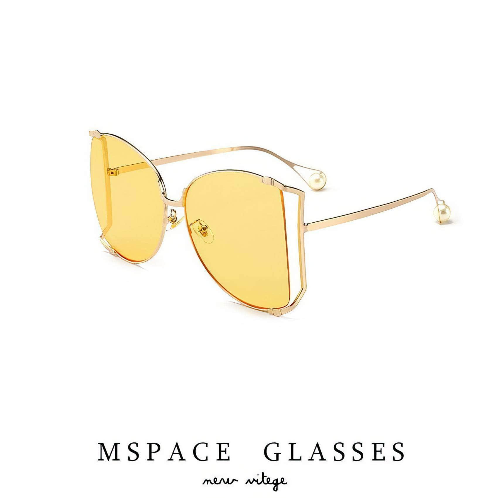 D-Shaped Oversized Sunglasses