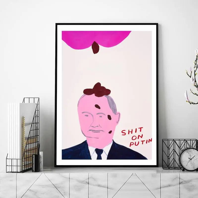 David Shrigley Art Poster Prints - Wall Pictures for Living Room, Home Decoration A5 / 20x30cm