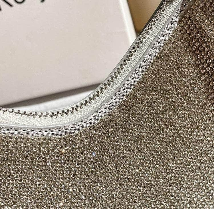 Dazzling Sequin Deco Baguette Bag