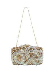 Diamante Sparkling Rhinestone Studded Clutch Bag