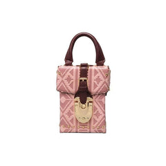 Distinctive Patterned Leather Crossbody Bag