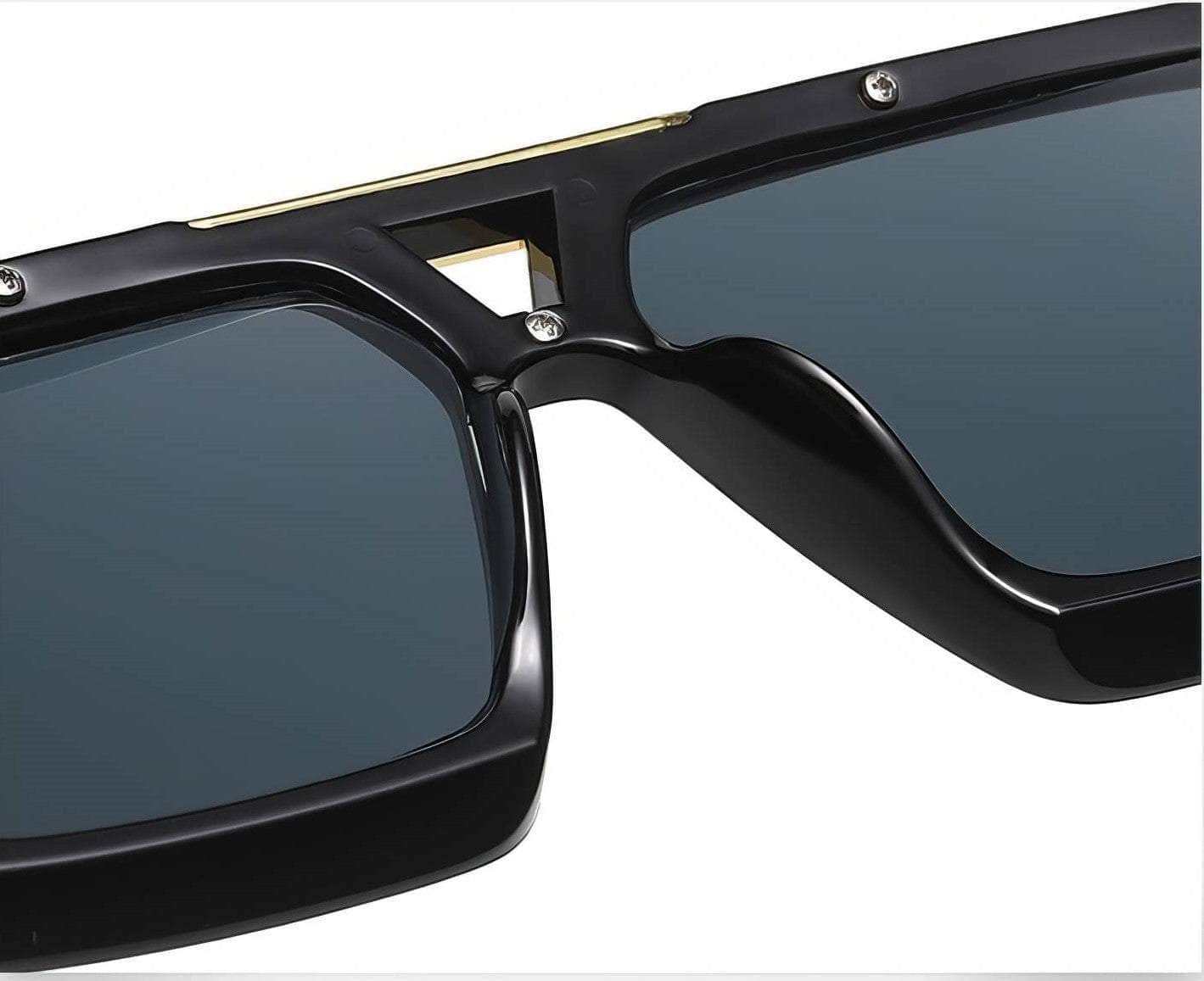 Double Beam Square Sunglasses