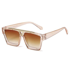 Double Beam Square Sunglasses